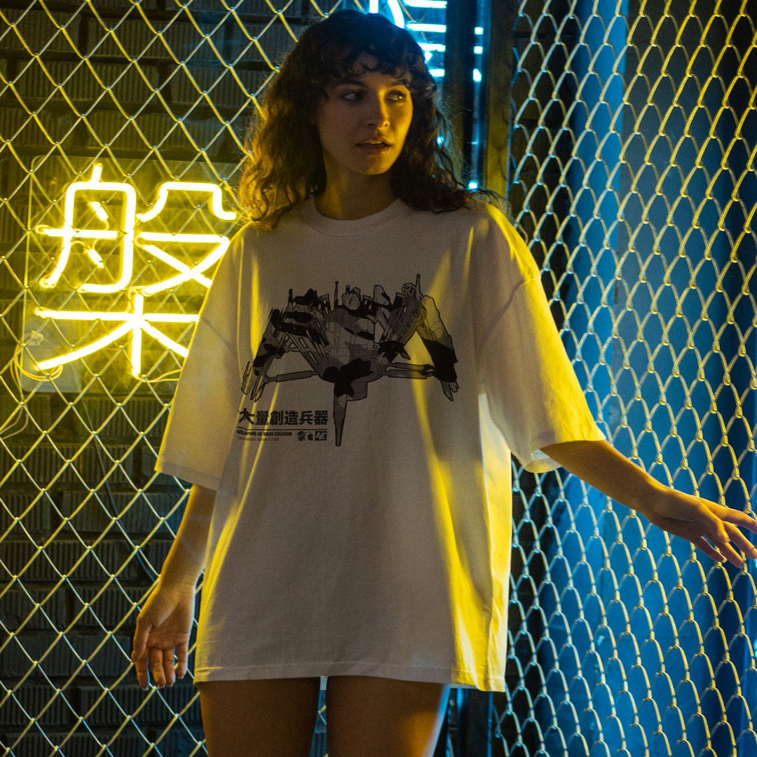 Weapons of Mass Creation Doodlebot 03 Large Print Tee