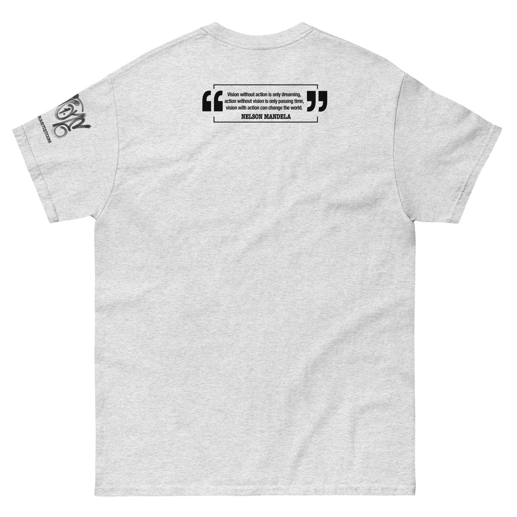 Nelson Mandela "Action And Vision" Illustration T-shirt