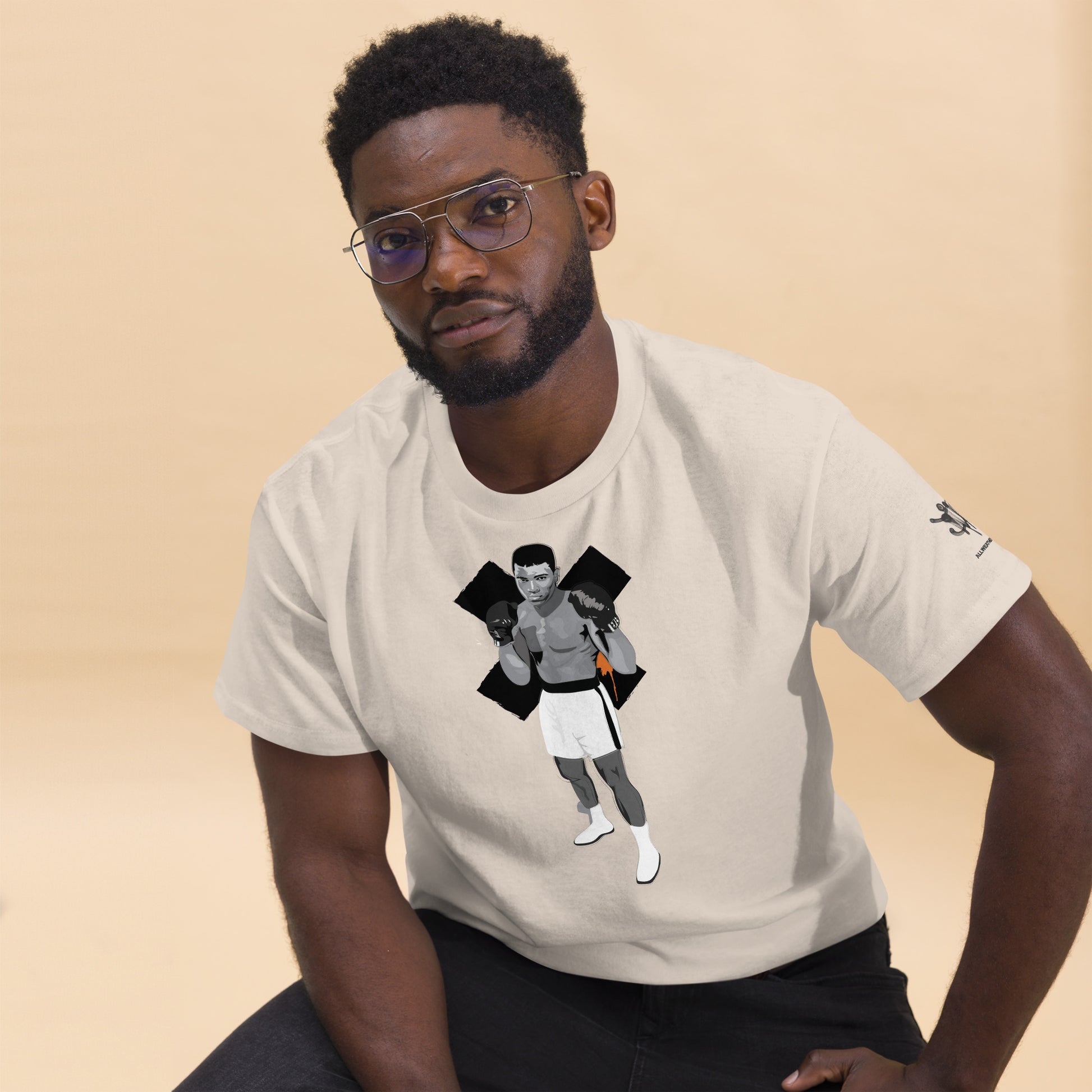 Muhammed Ali illustrated Quote T-shirt
