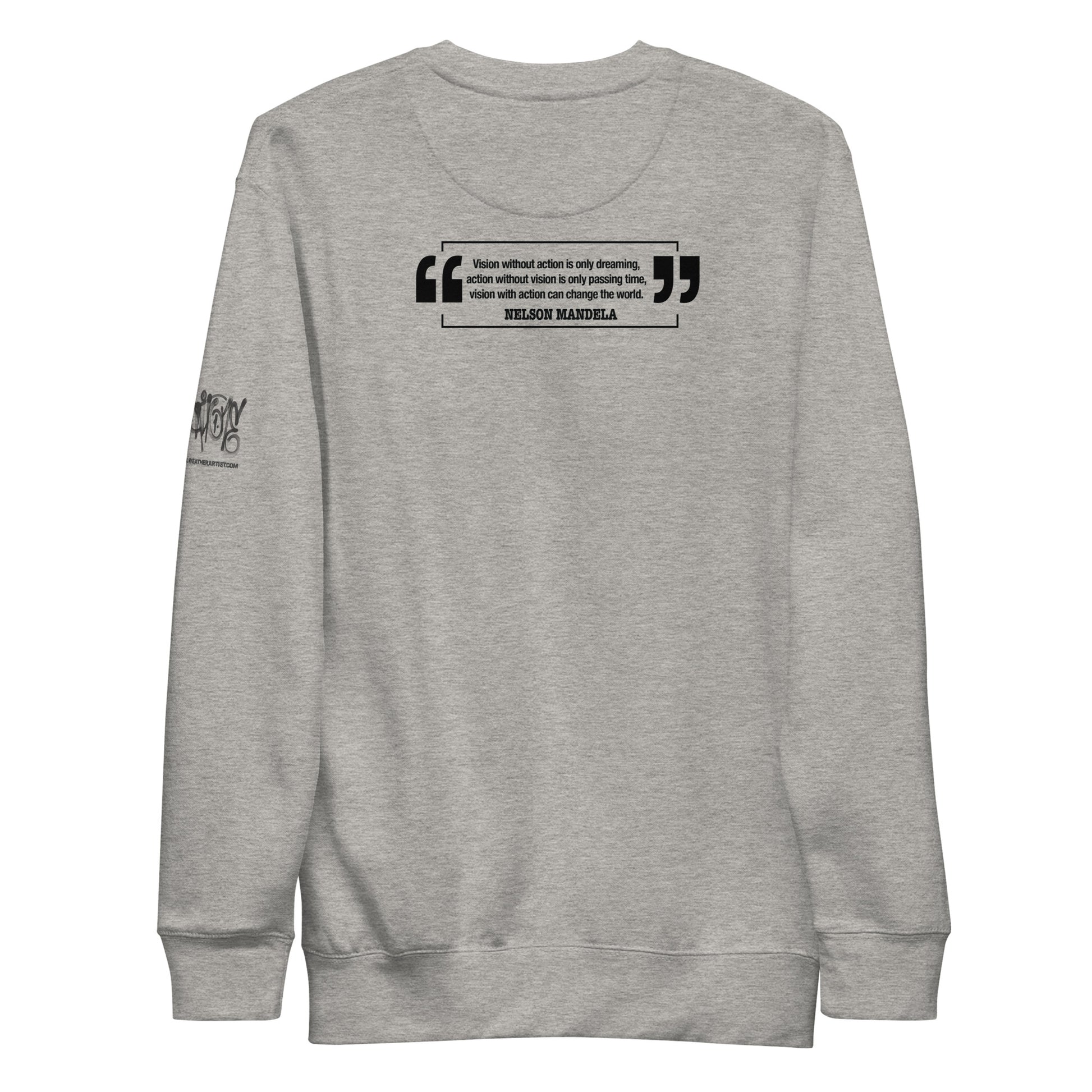 Nelson Mandela 'Action and Vision' Sweat Shirt
