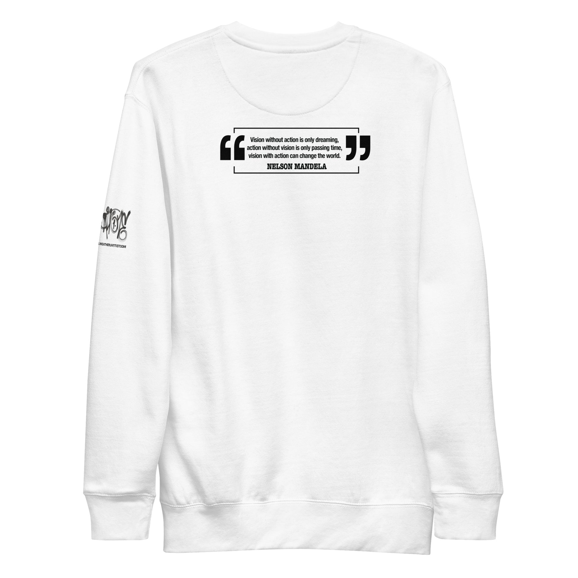 Nelson Mandela 'Action and Vision' Sweat Shirt