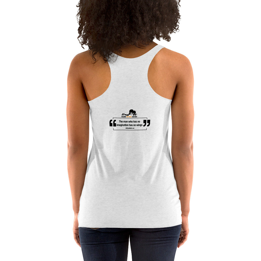 'The Greatest' Women's Muhammed Ali graphic Racerback Tank